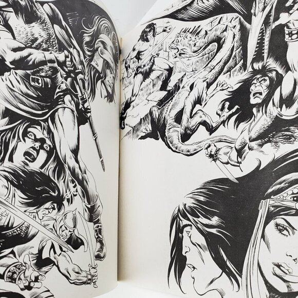 Marvel Conan Comic Book LUG French VTG 1978 Unread TPB La Forteresse de Xapur - Picture 7 of 8